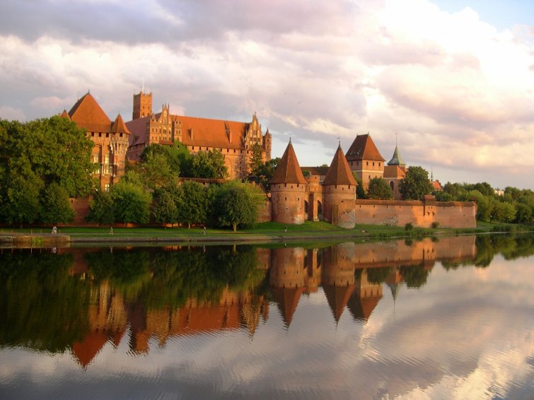 Malbork, the biggest brick castle in the world